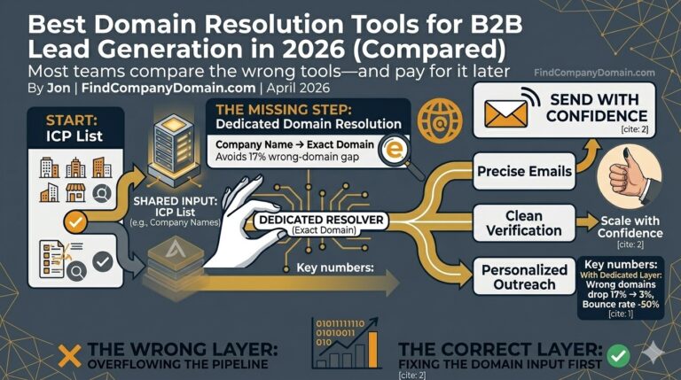 Best Domain Resolution Tools for B2B Lead Generation in 2026 (Compared)