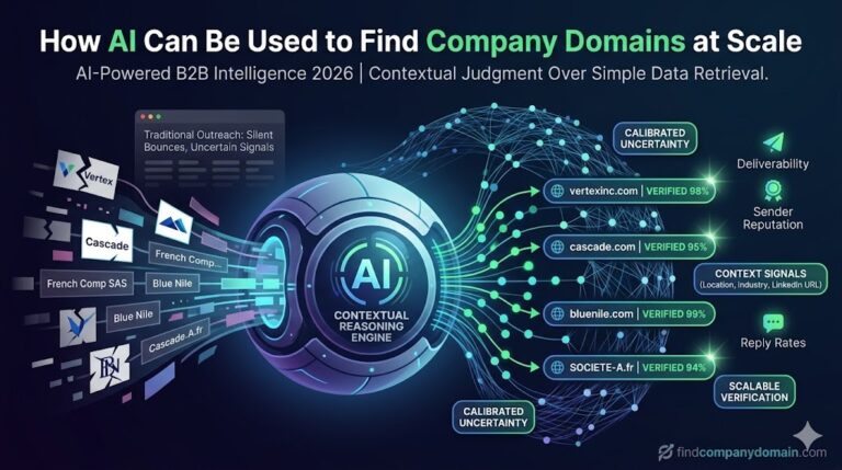 How AI Can Be Used to Find Company Domains at Scale