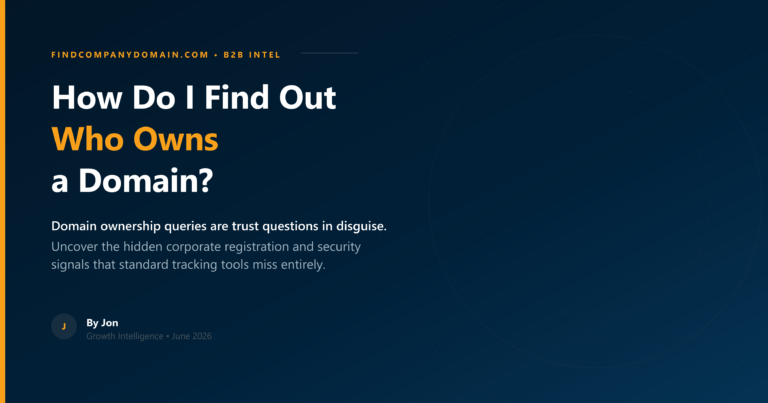 How Do I Find Out Who Owns a Domain?